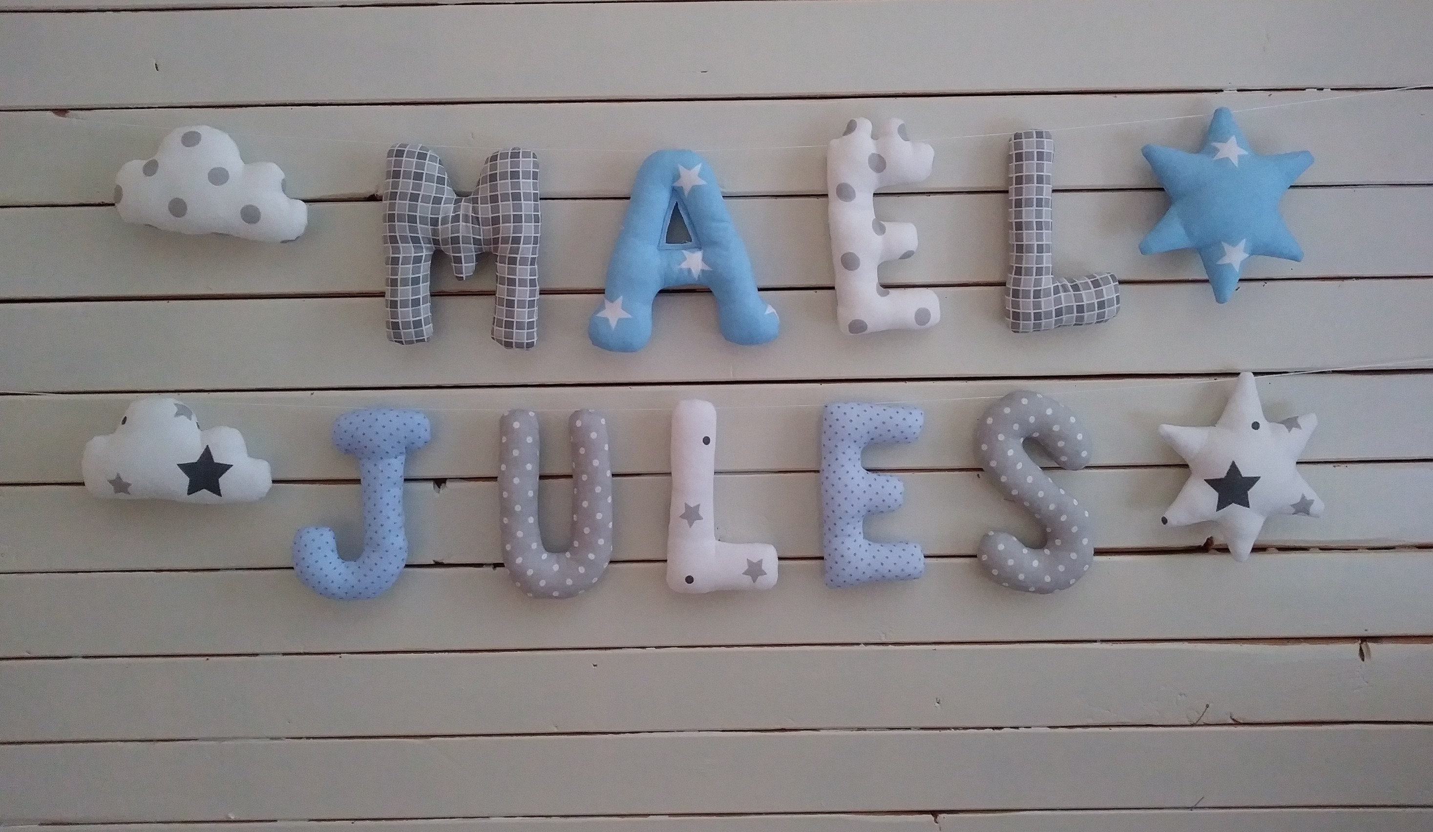 Guirlande Prénom, Guirlande, Lettre, Prénom Personnalisable, Anniversaire, Bapteme, Decoration Chamb