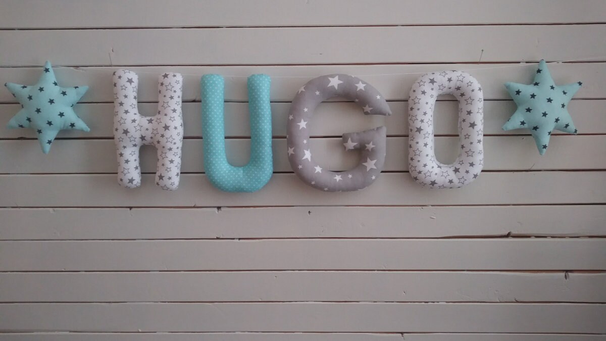 Guirlande Prénom, Guirlande, Lettre, Prénom Personnalisable, Anniversaire, Bapteme, Decoration Chamb