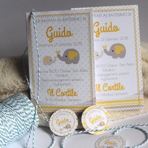 invito elefantino giallo e grigio art deco invited elephant grey and yellow