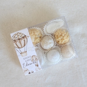 Hot air balloon confetti tasting box