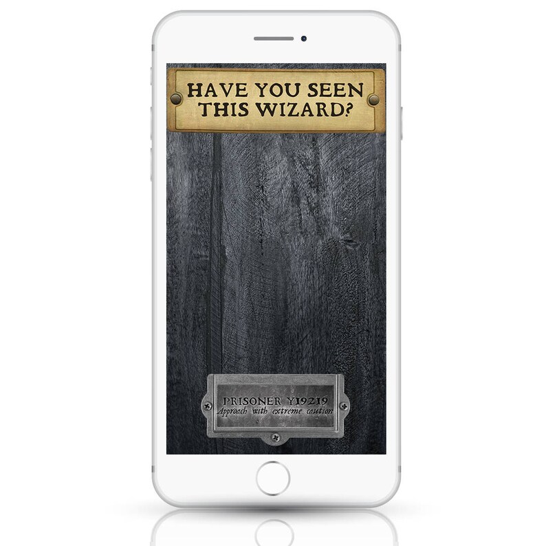 INSTANT DOWNLOAD Harry Potter Snapchat Filter Harry Potter Etsy