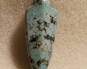 African Turquoise Arrow Pendant
