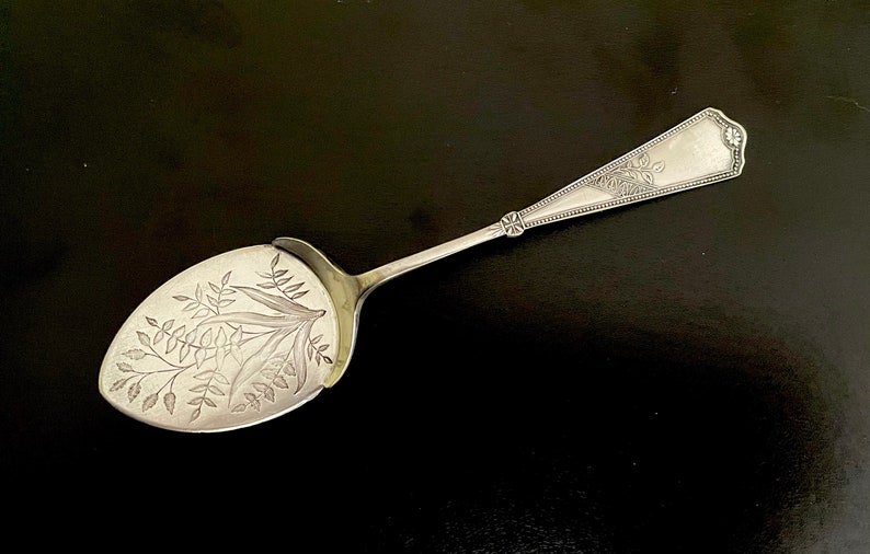 Daniel & Arter Spoon / Nevada Silver Electro Engraved Spoon Circa 1910 Edwardian Era. Etsy
