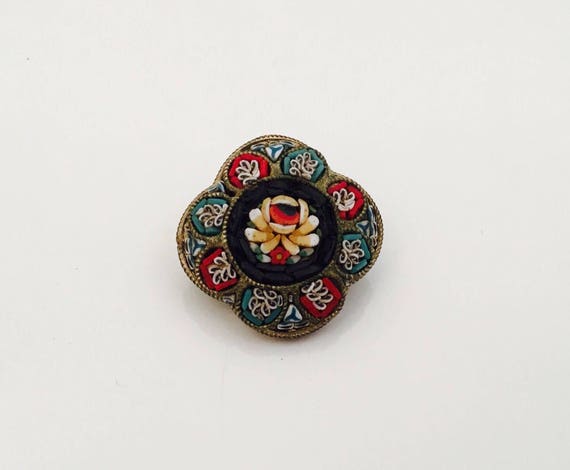 Micromosaic Brooch, 1930s.