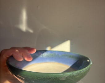 Iridescent beetle bowl