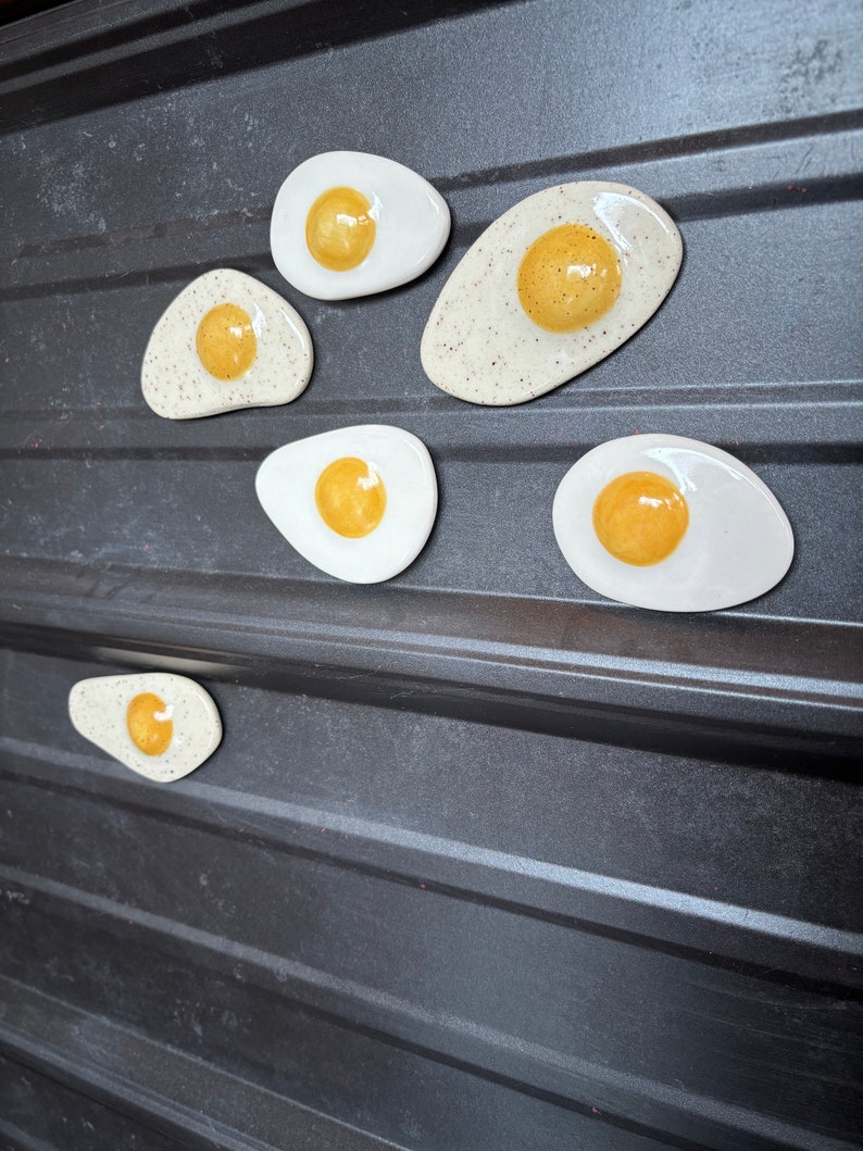 Fried egg magnet zdjęcie 3