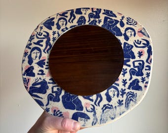 Matisse inspired mirror wall hang