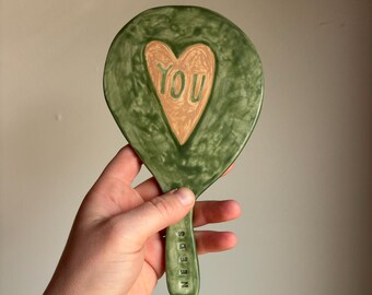 Handheld “love you” mirror