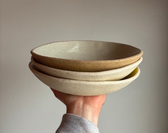 8.5” bowl with glazed interior