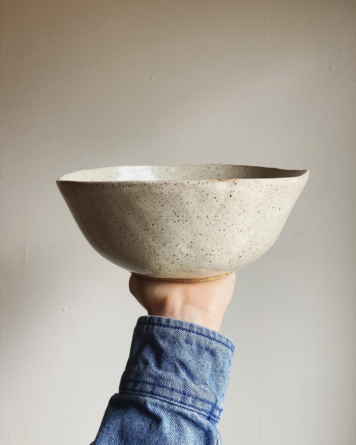 Large Mixing Bowl, Handmade Baking Bowl