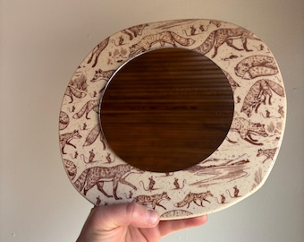 Foxy mirror wall hang