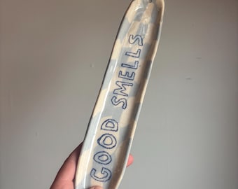 Good smells checkered incense holder