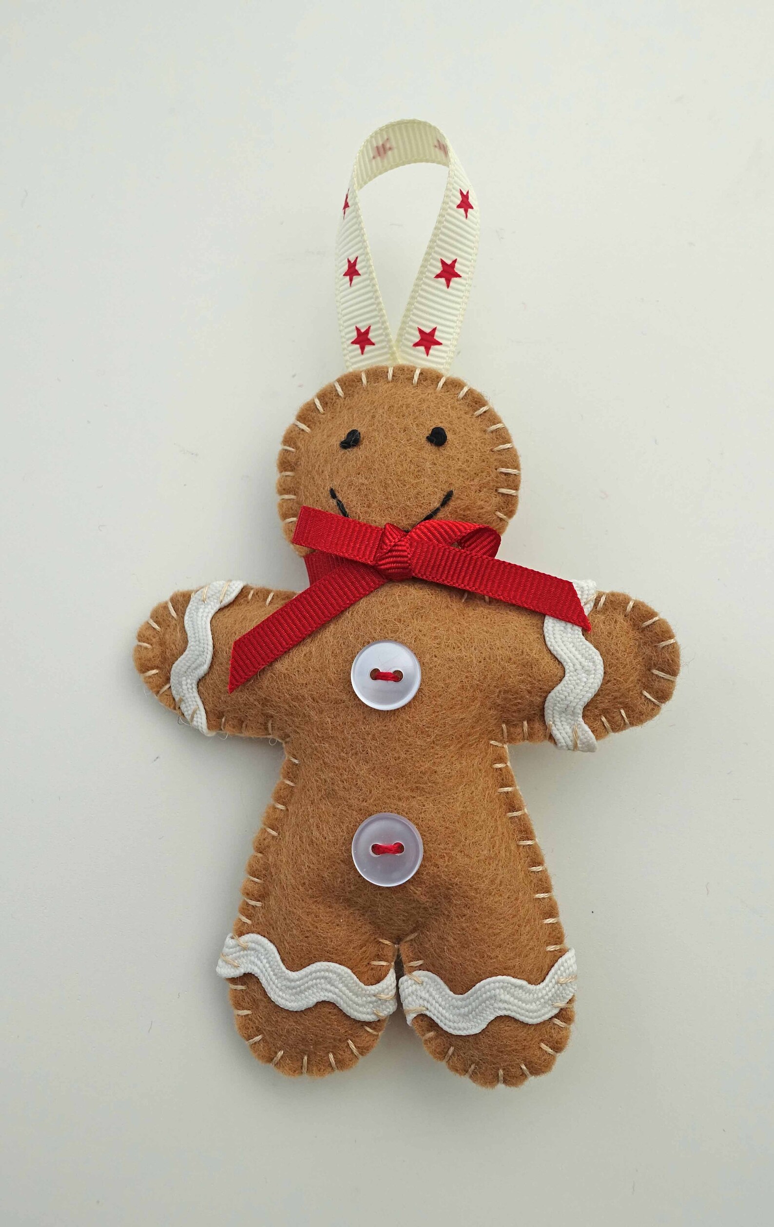 Gingerbread Man Decoration Pattern and Instructions DIY Pdf - Etsy