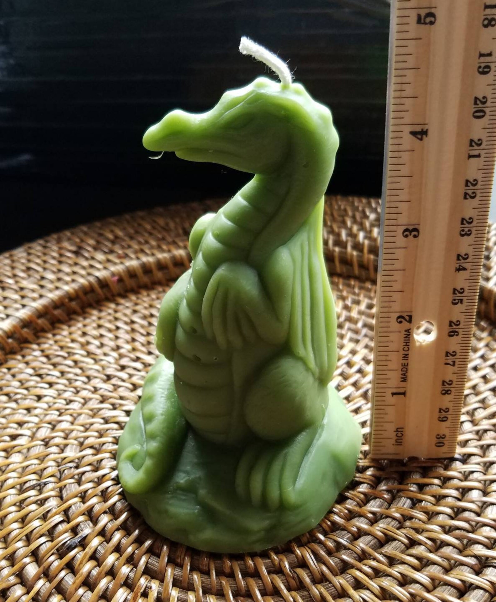 Dragon Candle Beeswax ANY COLOR Puff the Magic Dragon Etsy