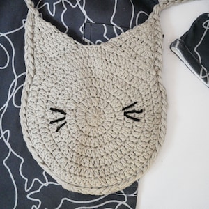 Crochet bag pattern, Crochet Cat, Cat Bag Pattern, Pattern PDF, Instant download pattern, kids bag pattern