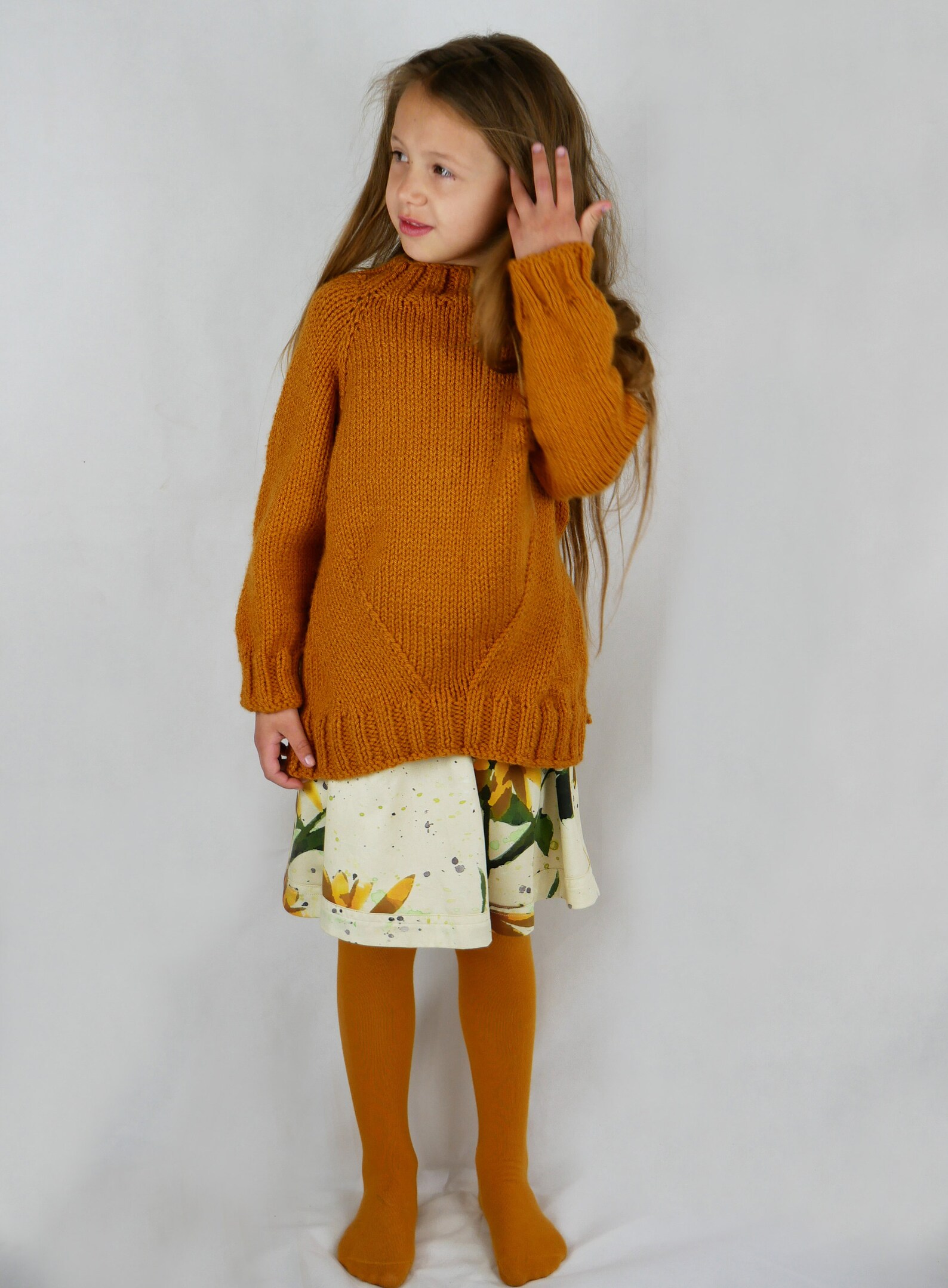 Kids Knitting Pattern Sweater Pattern Childrens Knitting Etsy