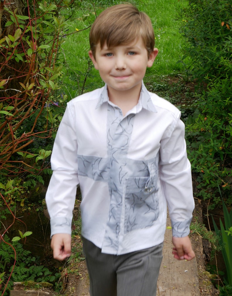 Boys Shirt Sewing Pattern PDF Boys Dress Shirt Sewing Etsy