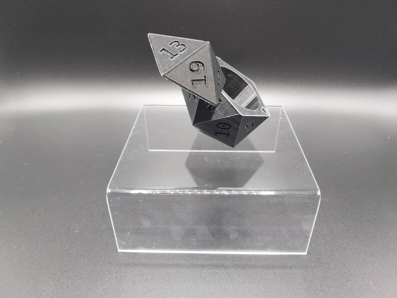 D20 Dice box Tray Holder Storage Dice DND Etsy