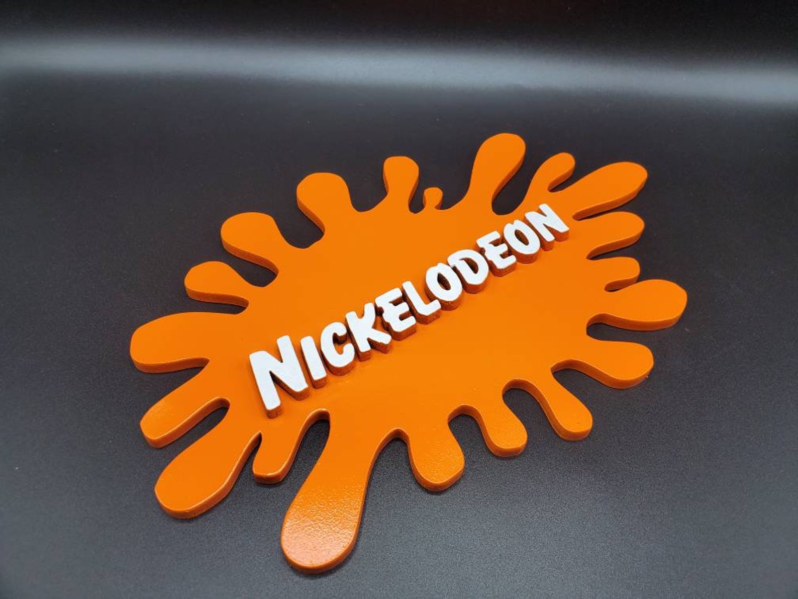 Nickelodeon Splat Logo Wall Piece Wall Decor Home Decor Etsy
