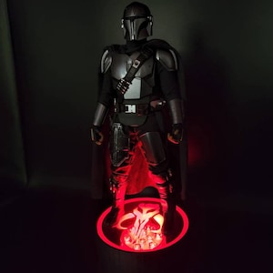 1/6 Scale Hot Toys Mandalorian Logo LED Stand