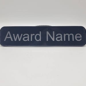 Trophy Plate | Award Plate | Name Plate Custom Trophy Plate