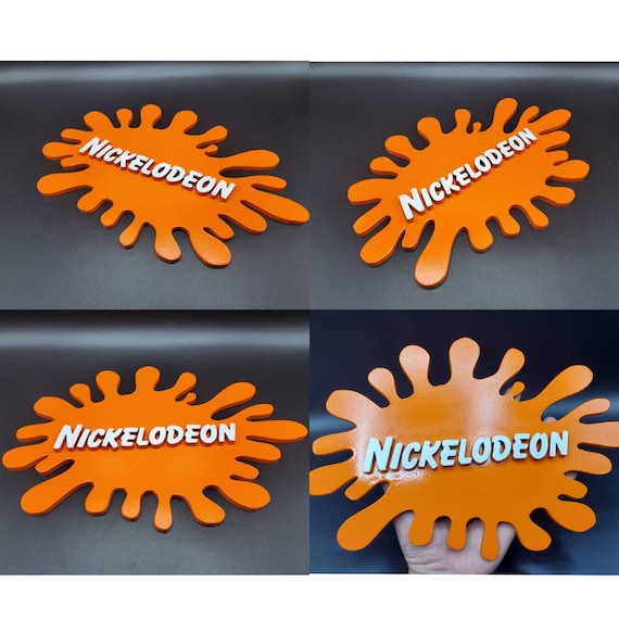 Nickelodeon Splat Logo Wall Piece Wall Decor Home Decor Etsy