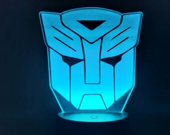 Transformers Decepticon Game Room Lamp - Etsy