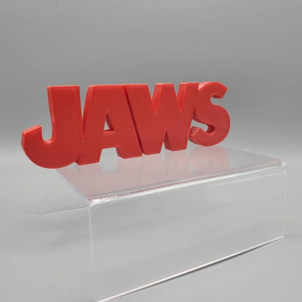 JAWS Movie Shelf Display Logo | Horror Film Collection | Jaws Shark Movie