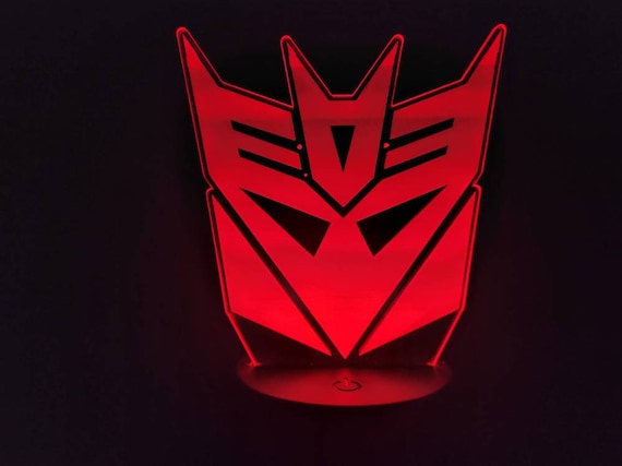Transformers Decepticon Game Room Lamp - Etsy