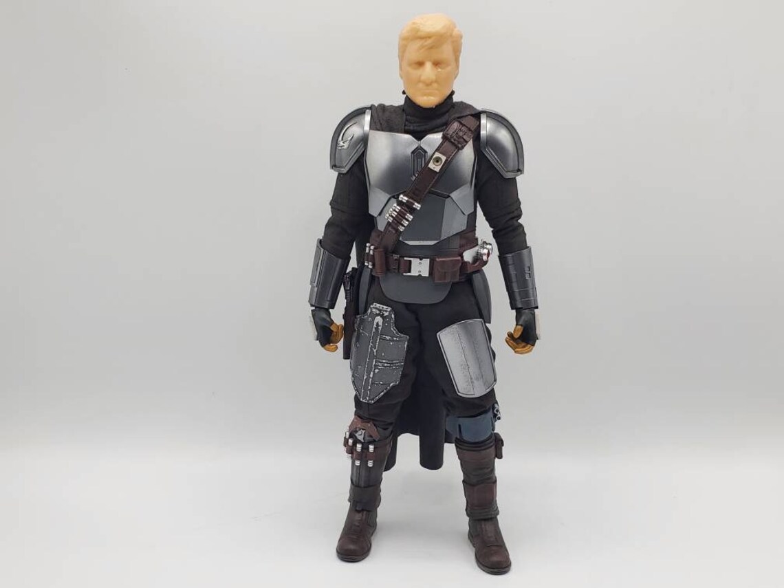 Mandalorian 1/6 Scale Din Djarin Head Hot Toys Slideshow Etsy