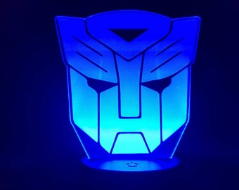 Transformers Autobots Game Room Lamp