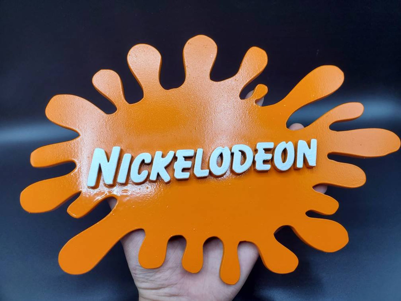Nickelodeon Splat Logo Wall Piece Wall Decor Home Decor Etsy