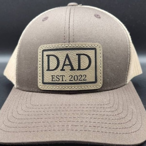 Dad Est 2022 Hat Personalized For Any Year - Gifts for New Dads