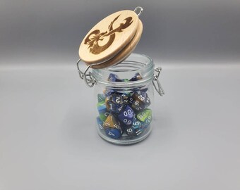 Dungeons and Dragons Dice Jar | Dice Box | Dice Set | DND