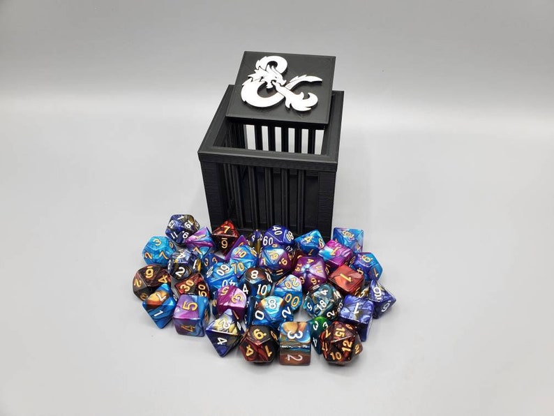 DND Dice Jail Dice Prison D20 Dice Dice Case Dice Box Etsy