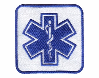 Patch brodé EMT/EMS ambulancier paramédical