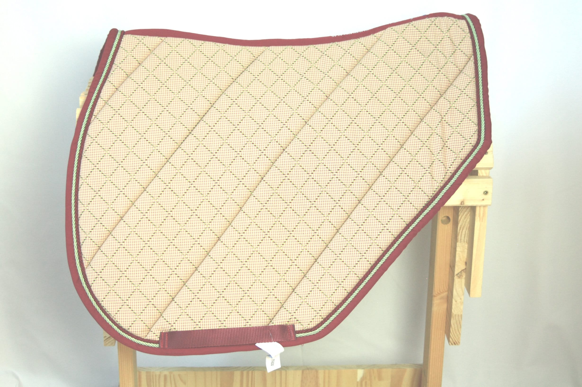 Tapis de Selle Coupé Carreaux, Tapis Pour Cheval , Original et Unique