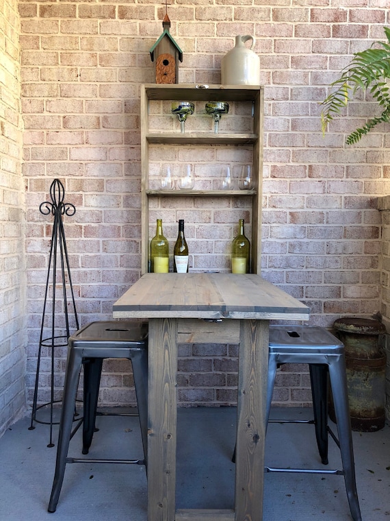 Murphy Bar Wall Mount Bar Liquor Cabinet Wall Mounted Folding Table Etsy