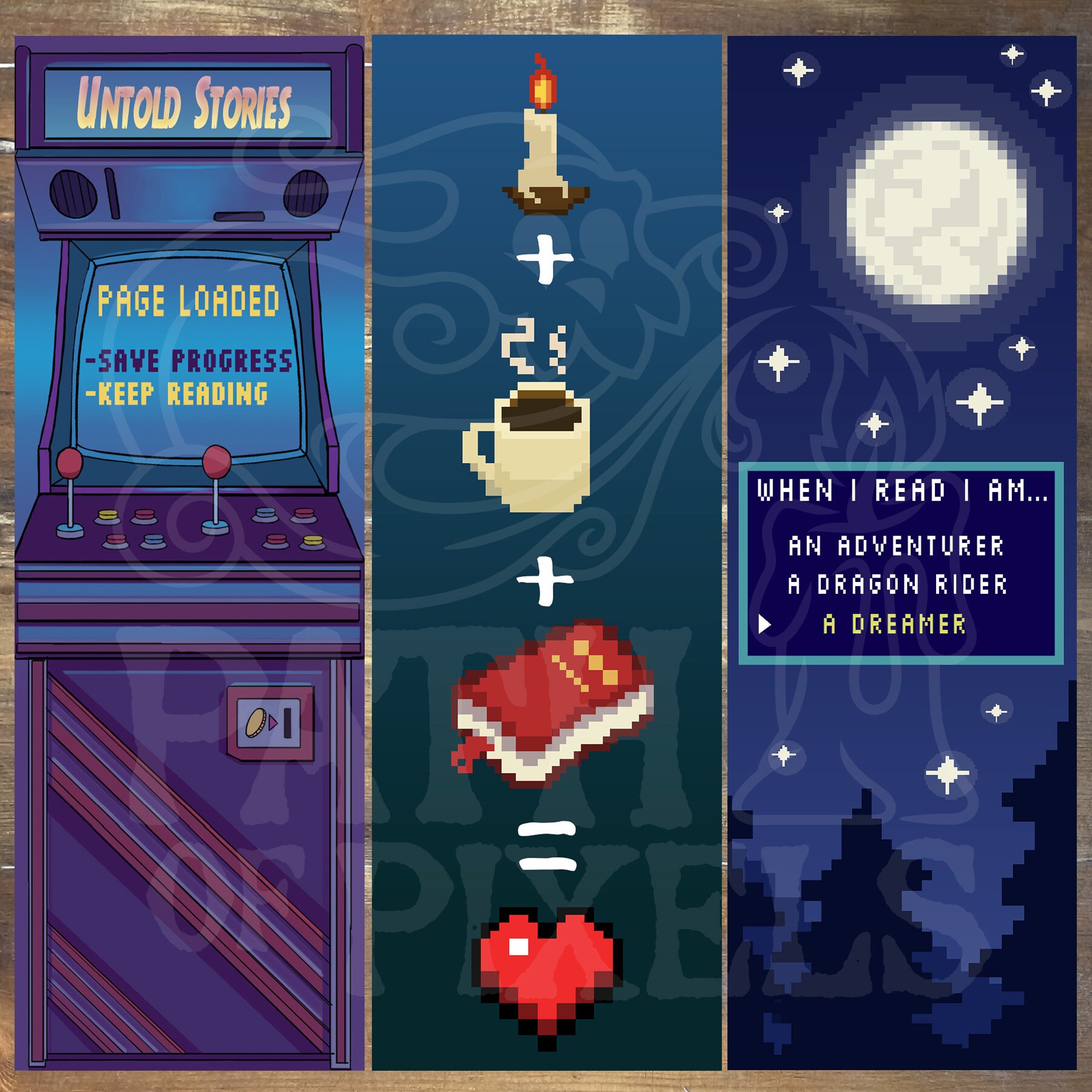 Printable Gaming Bookmarks Pixel Art Retro Gaming Bookmarks Etsy España