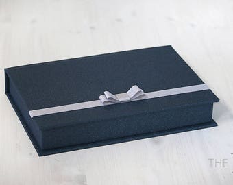 Accessories / photo  box - Box for weddings  - christening gift - photography gift - picture box - presentation - photo packaging - handmade