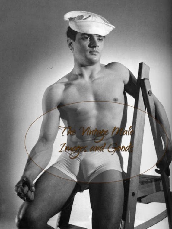 Retro Nudists Free Pics Amateur - Got a Thing for Sailors 140 Vintage Images Semi-nude Nude - Etsy Finland