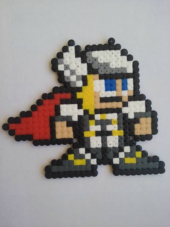 MARVEL Thor en perles à repasser Hama Pixel Art Geel Art | Etsy