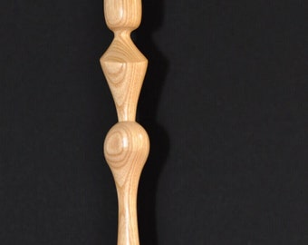 Tall Unusual Wooden Modern Man Ornament - 31cm Tall