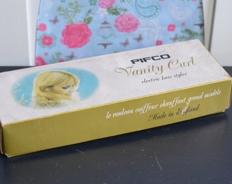 PIFCO Vanity Curl Vintage 1970s/80s Boxed Hair Styler Model No 1177 Boxed, Working (A3b)