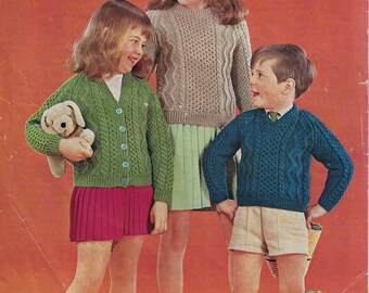 sunbeam aran knitting patterns