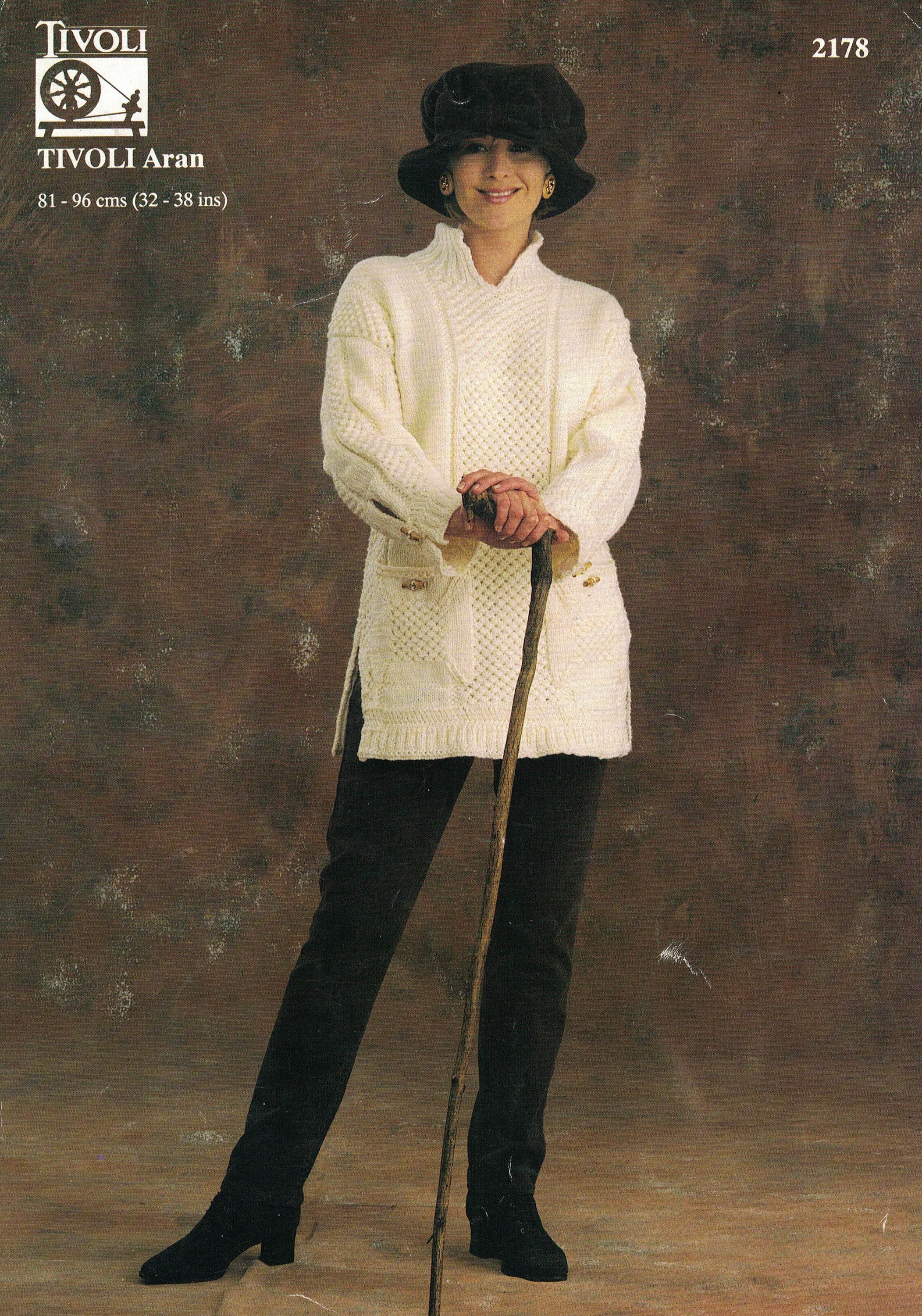 Vintage TIVOLI Knitting Pattern for Ladies Aran Sweater No Etsy