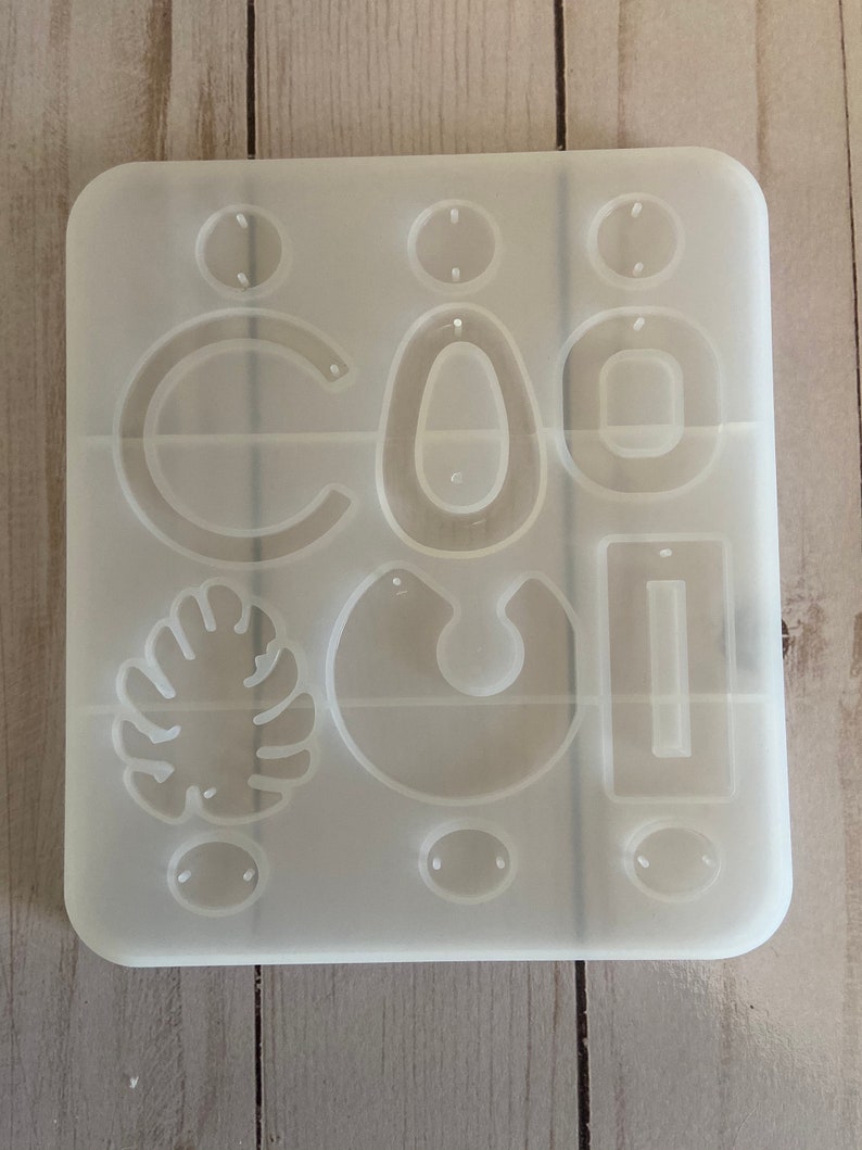 Silicon Earring Mold Resin/epoxy Molds 6 Different Styles Etsy