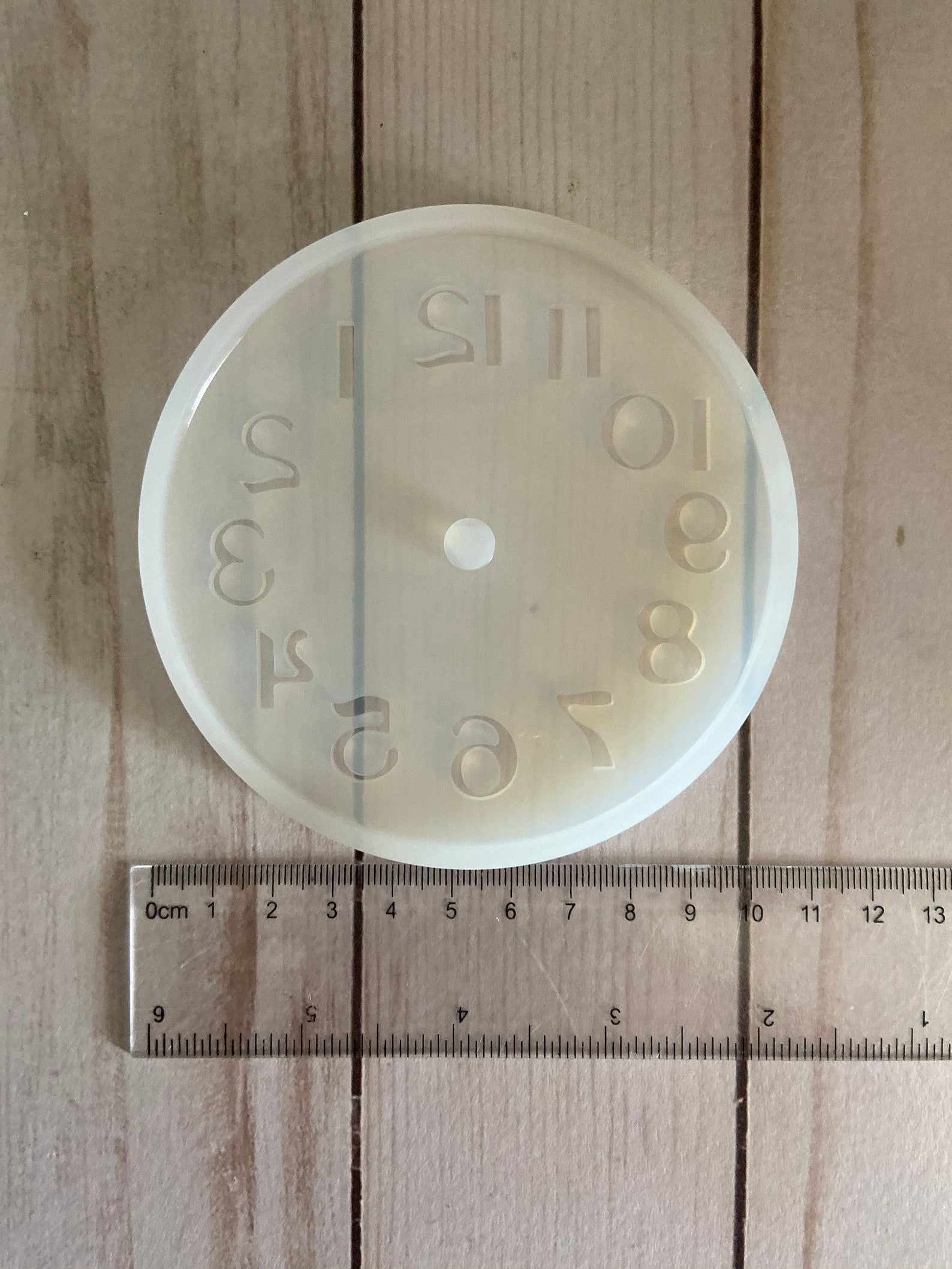 Silicone Clock Mold Reusable Resin/epoxy Mold Etsy
