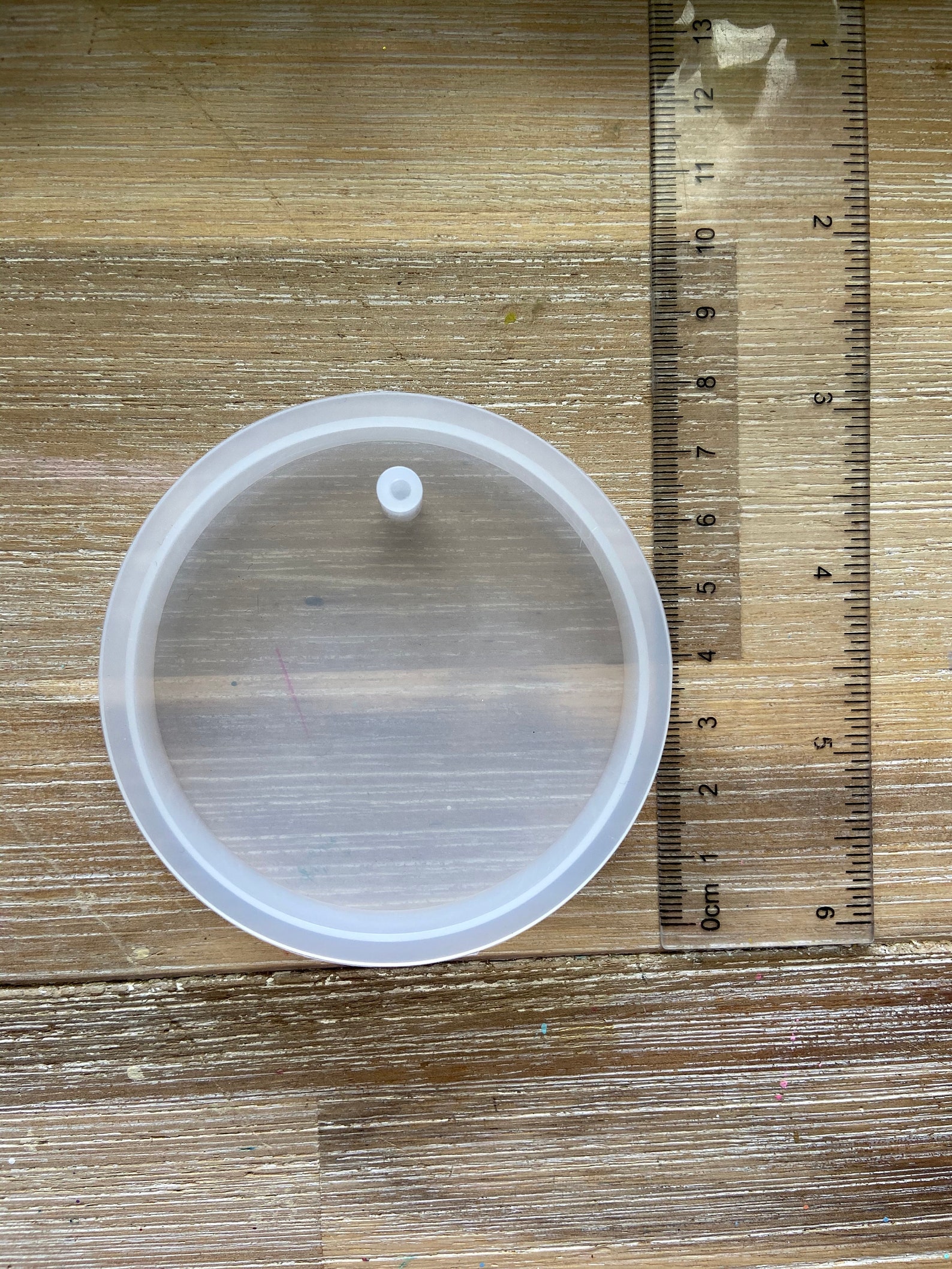 Circle Mold with hole Keychain mold resin/epoxy mold Etsy