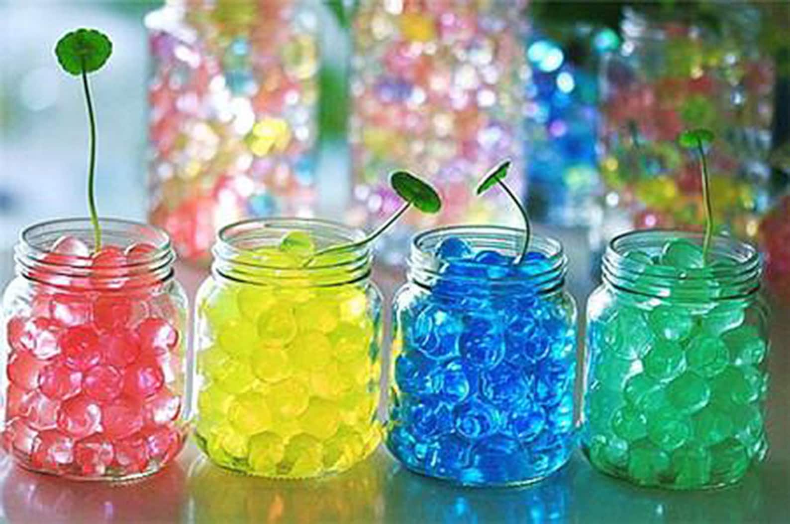20g Water Gel Beads Florist Soil Crystal Aqua Balls Vase Etsy UK